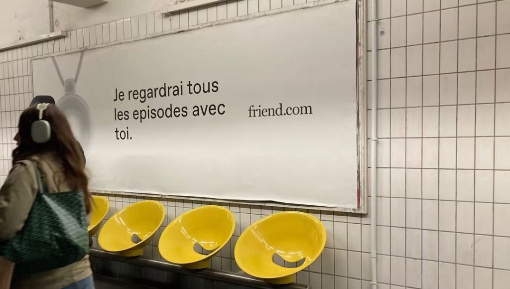 AFFICHE MÉTRO FRIEND.COM